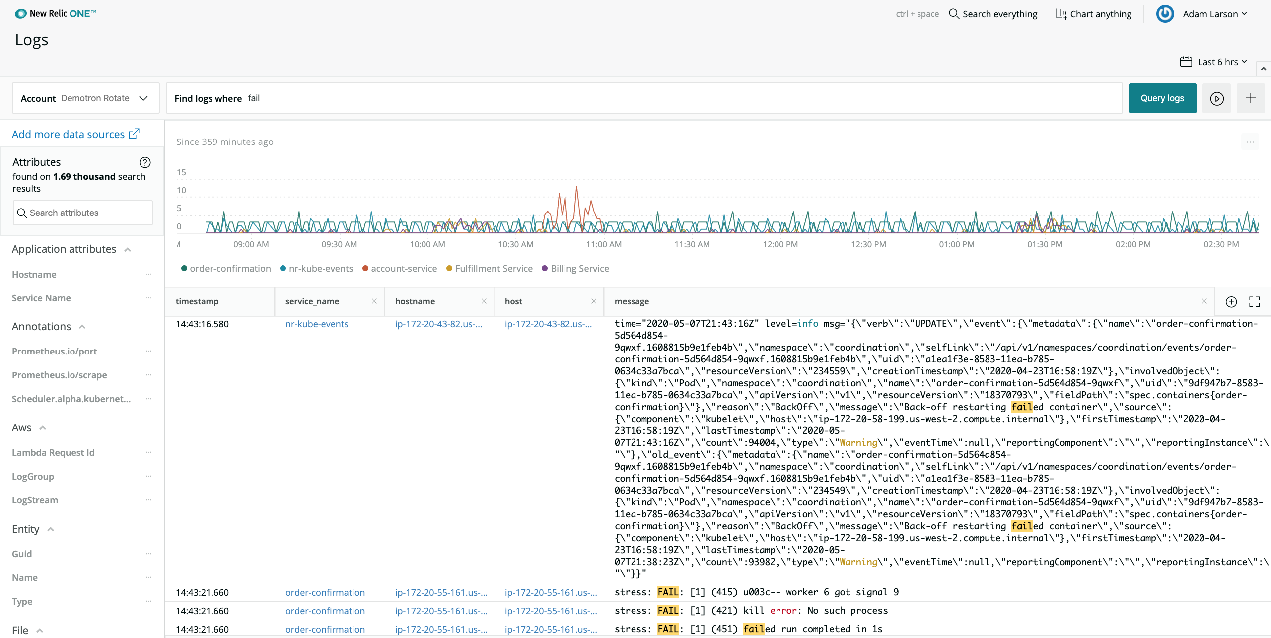 New Relic Logs