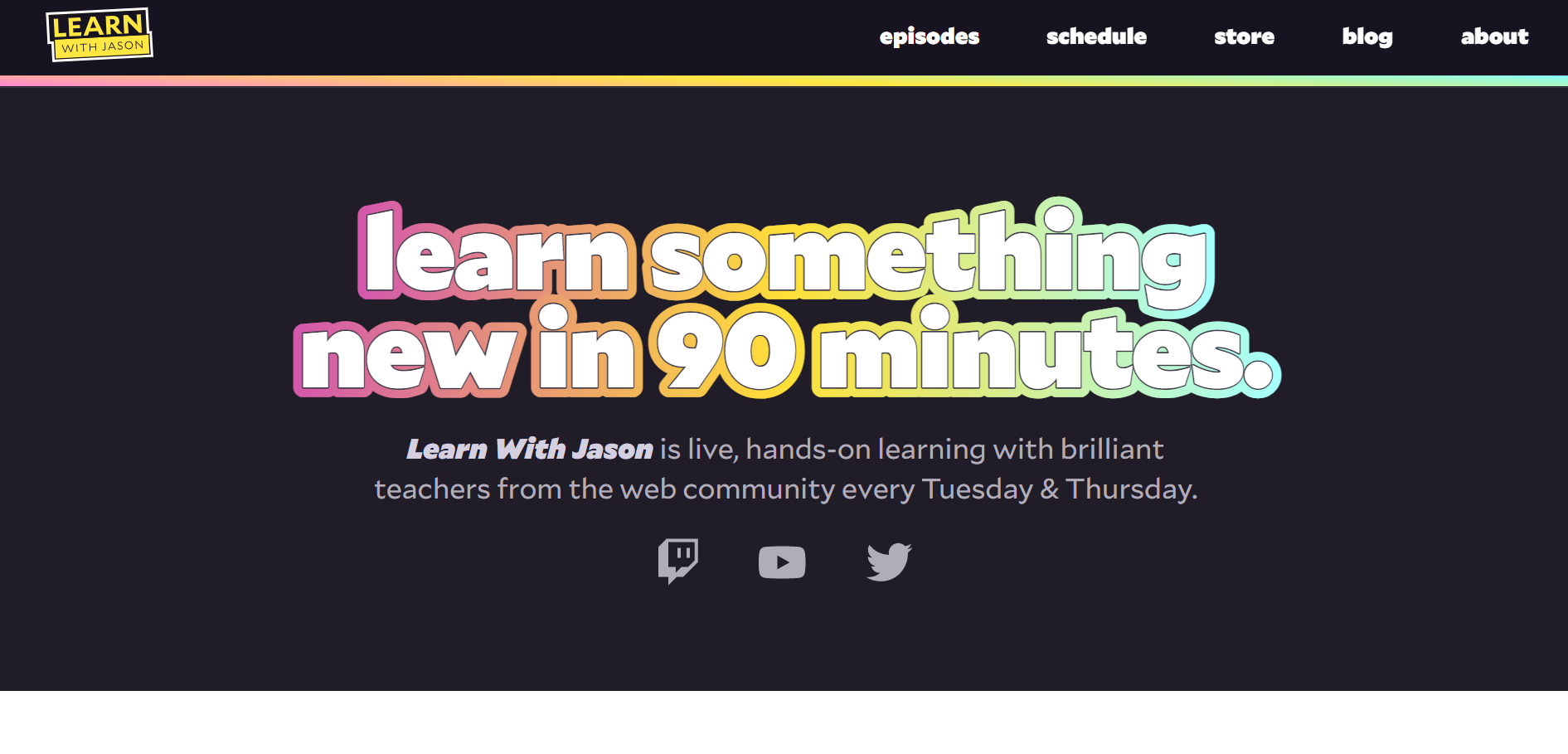 Learn with Jason