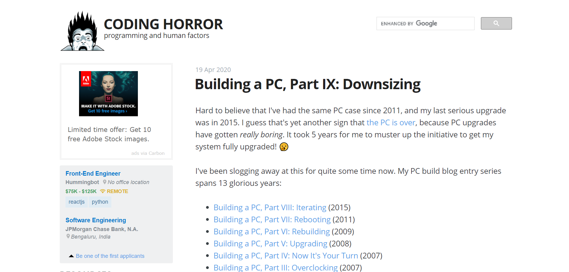Coding Horror