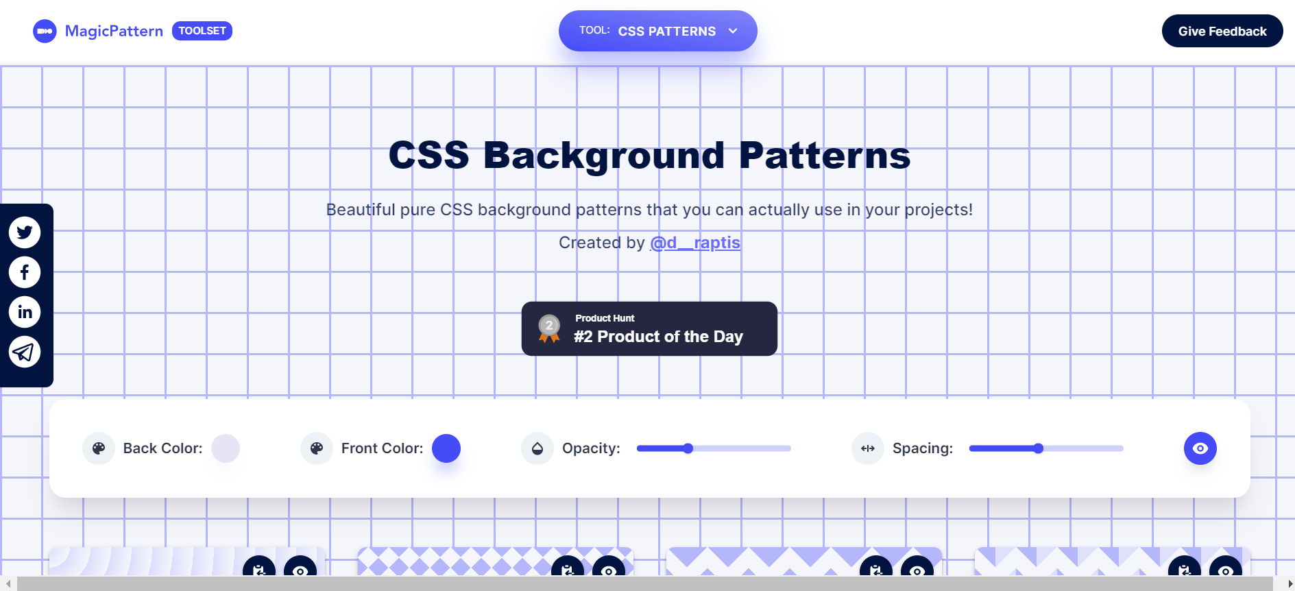 CSS Background Patterns