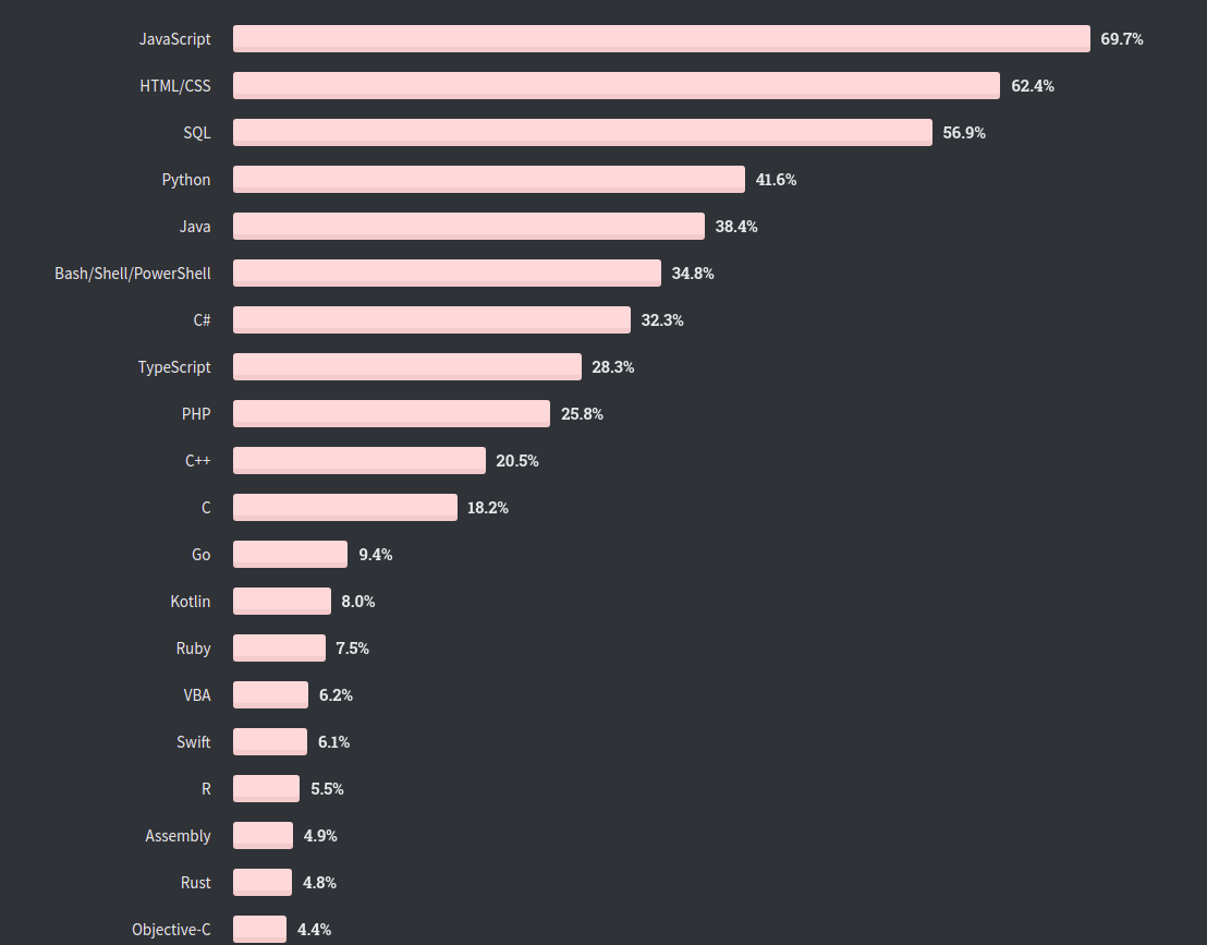 Top 7 Programming Languages You Should Learn In 2024