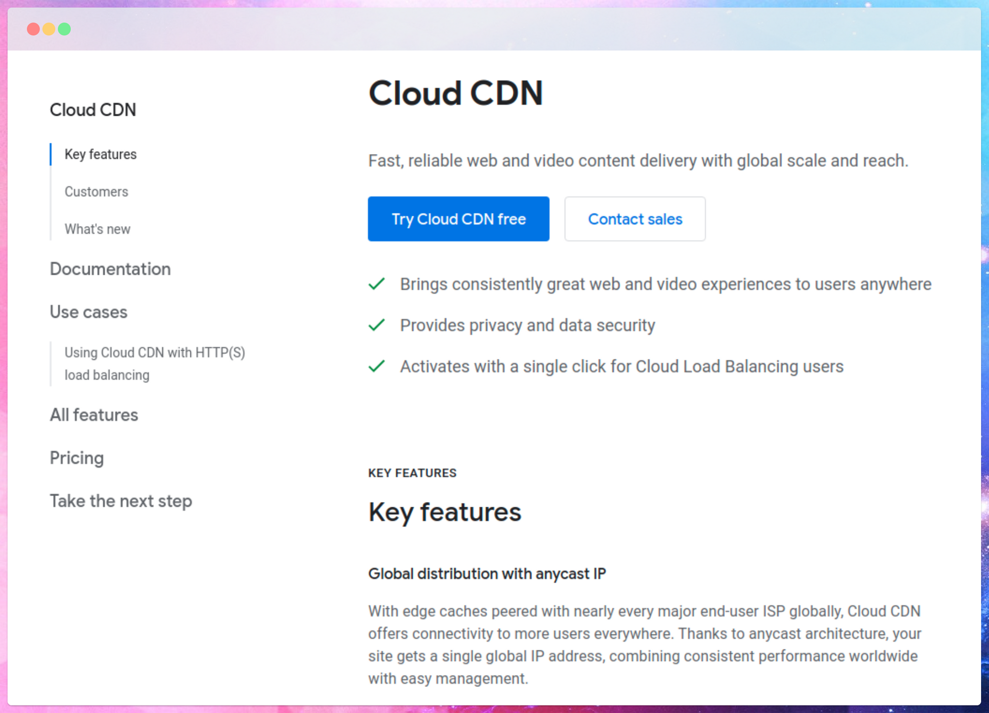 Google Cloud CDN