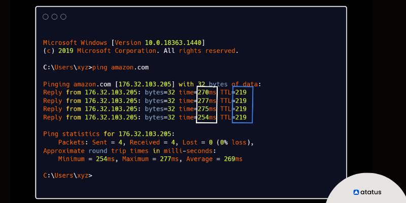 Contra between RTT and TTL