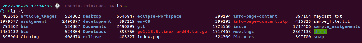 Linux "ls" Command with Examples - Atatus 9 linux command ls i 1