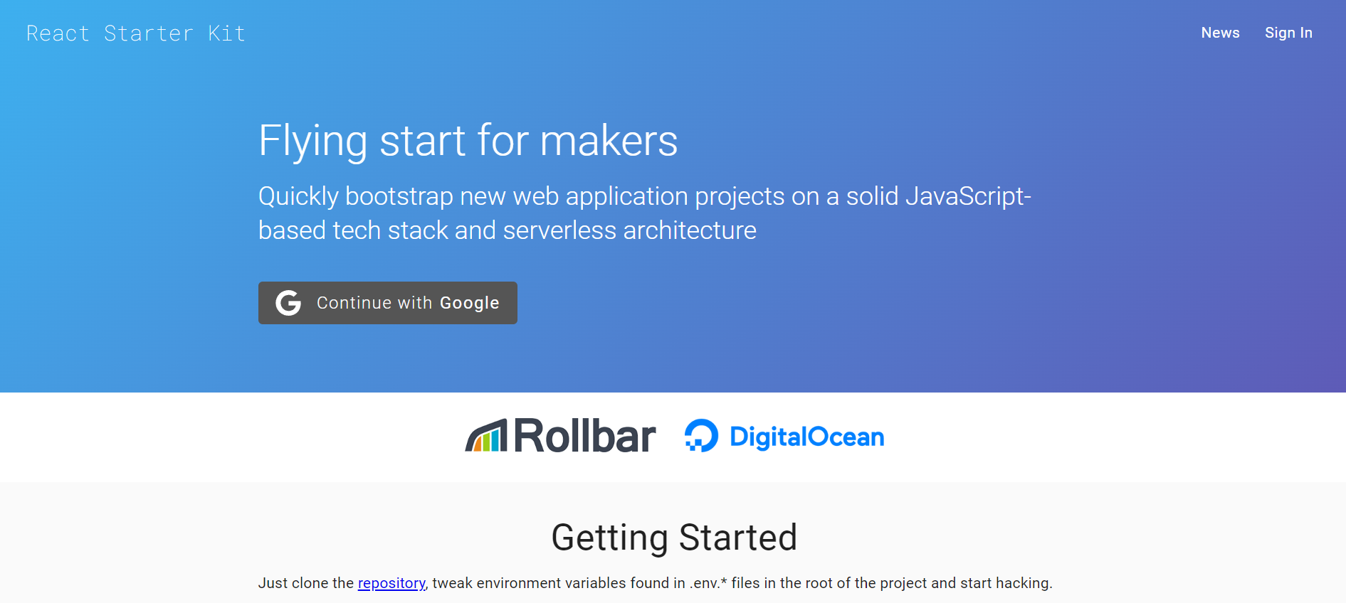 React Starter Kit