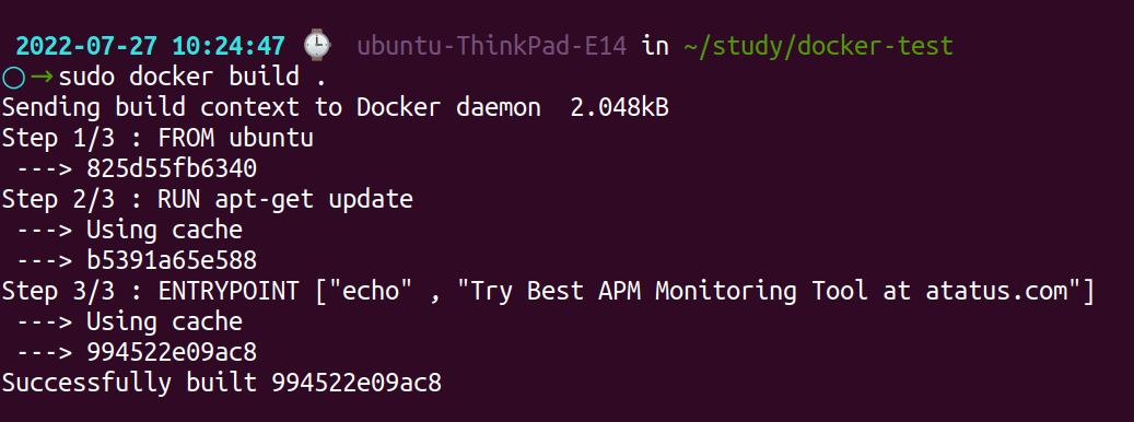 Docker Build Entrypoint