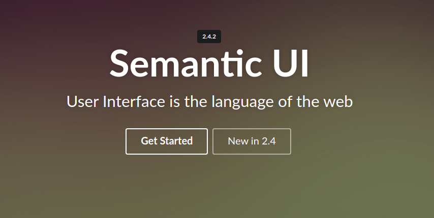 Semantic UI