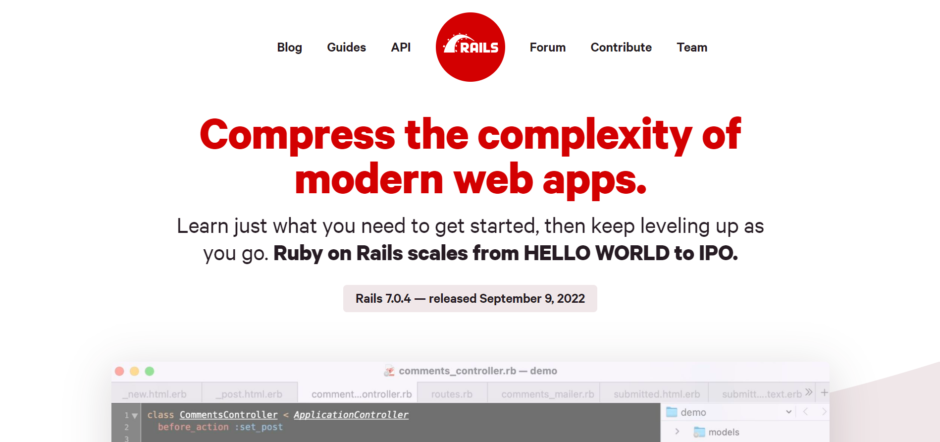 Ruby on Rails