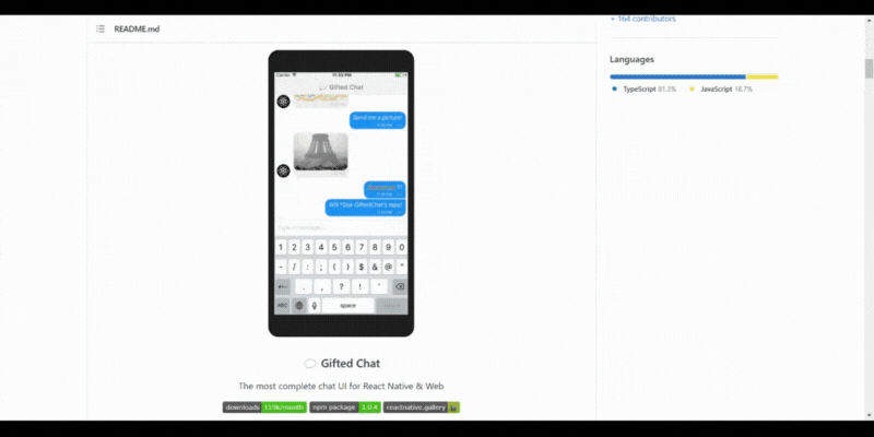 React-native-gifted-chat
