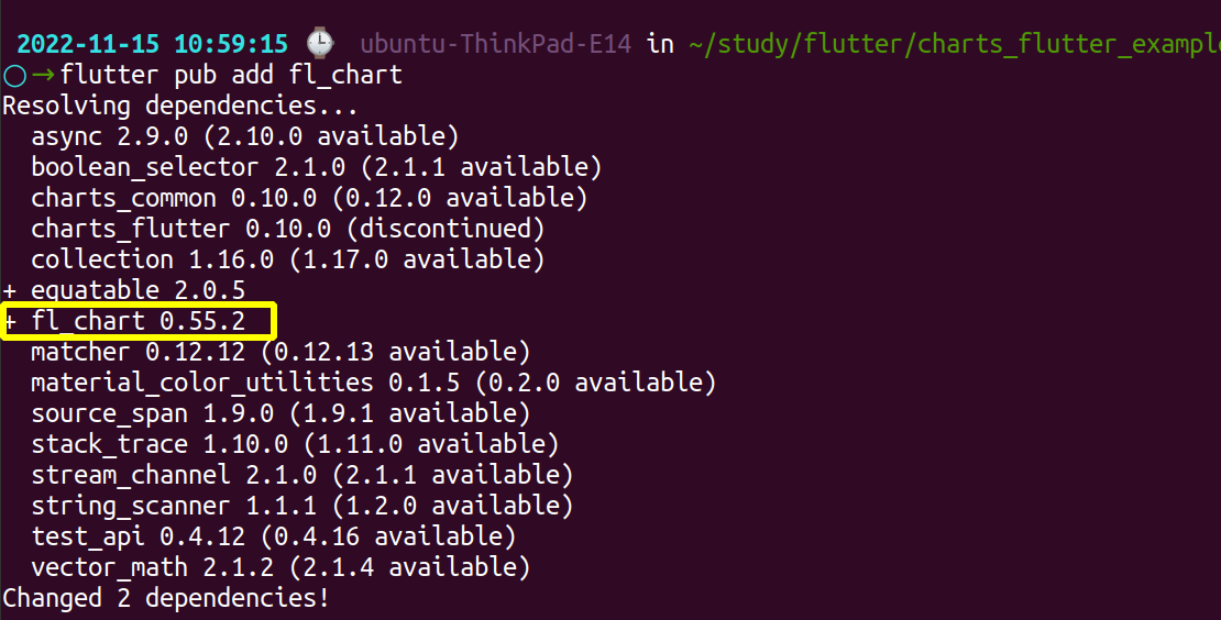 Flutter fl_chart