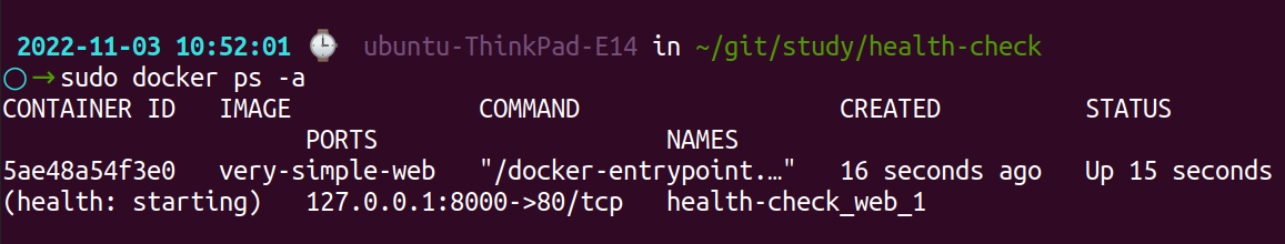 Docker Health Check