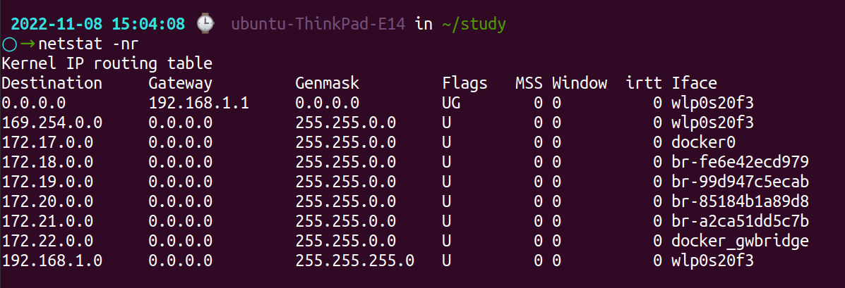 netstat Linux command