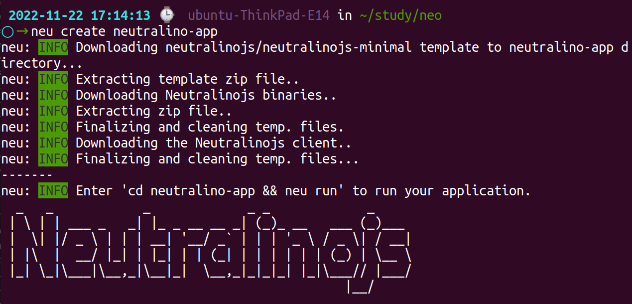 Neutralino app