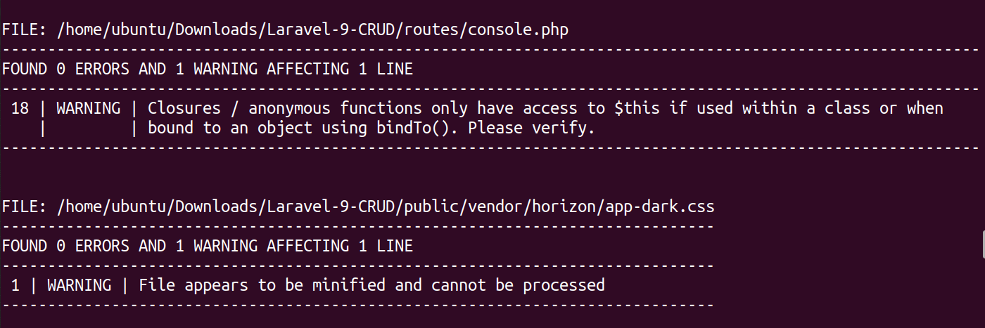 PHP Compatibility Check