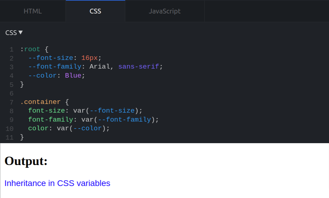 CSS Inheritance