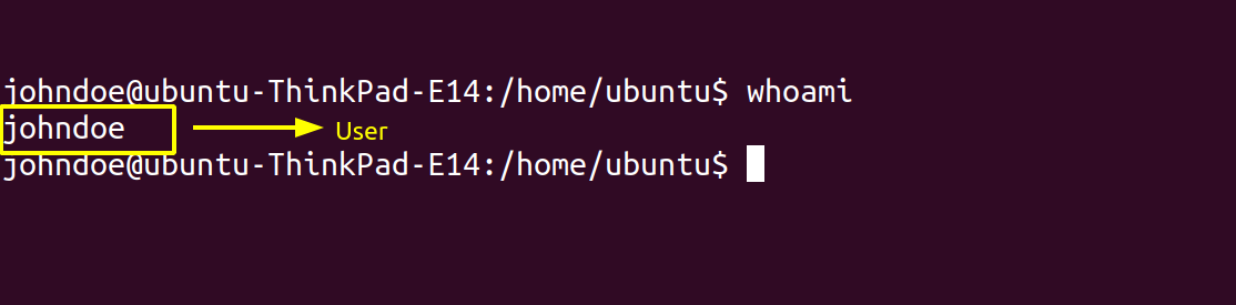 su whoami command in Linux