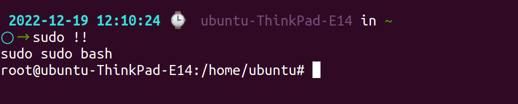sudo !! command in Linux