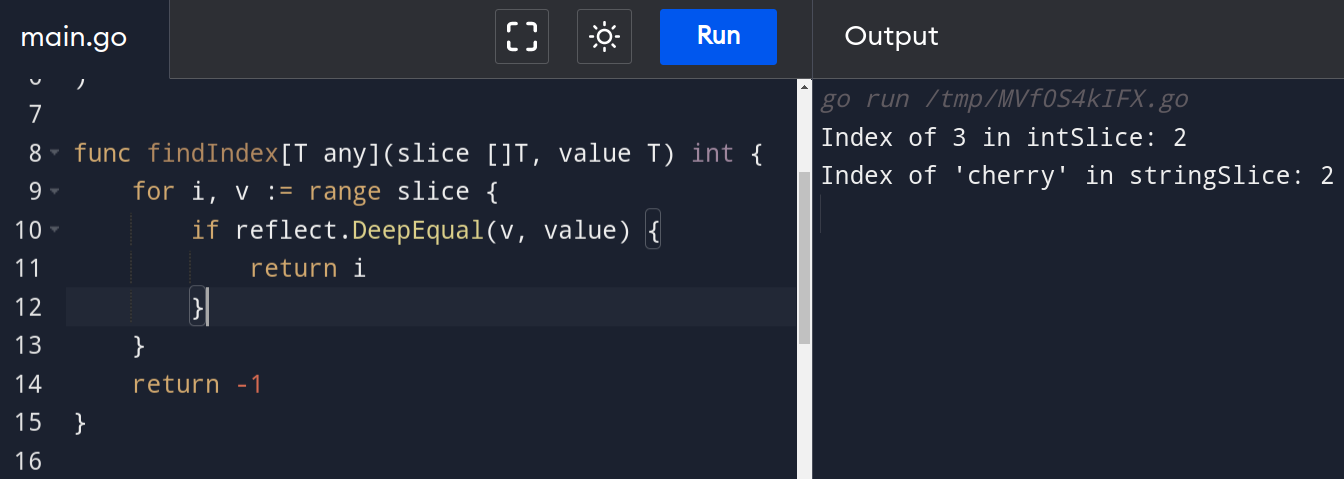 Generic Function in Golang