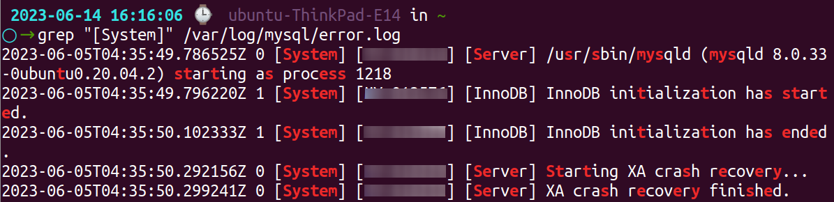 grep Linux Log Command