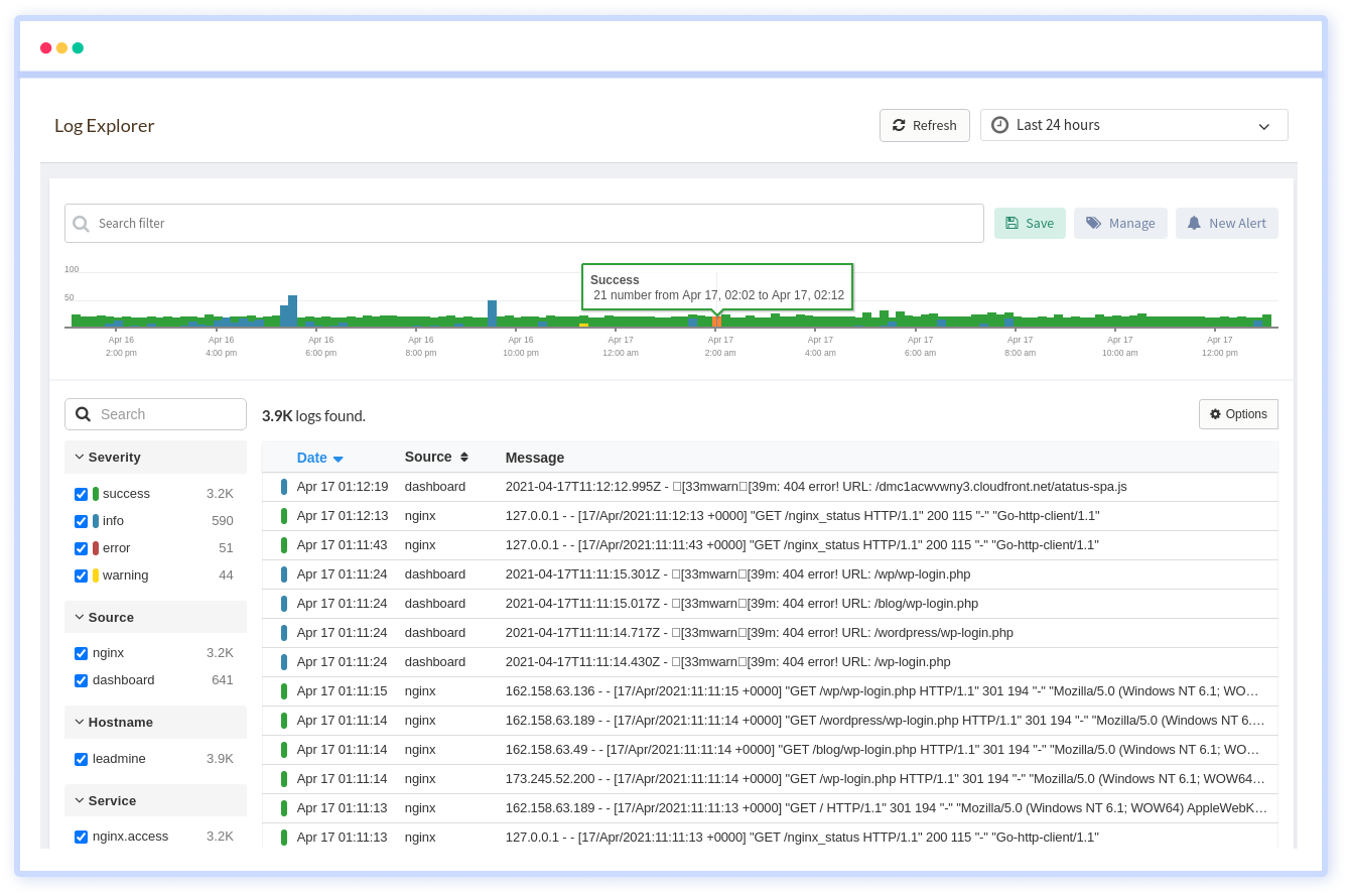 Logs Explorer