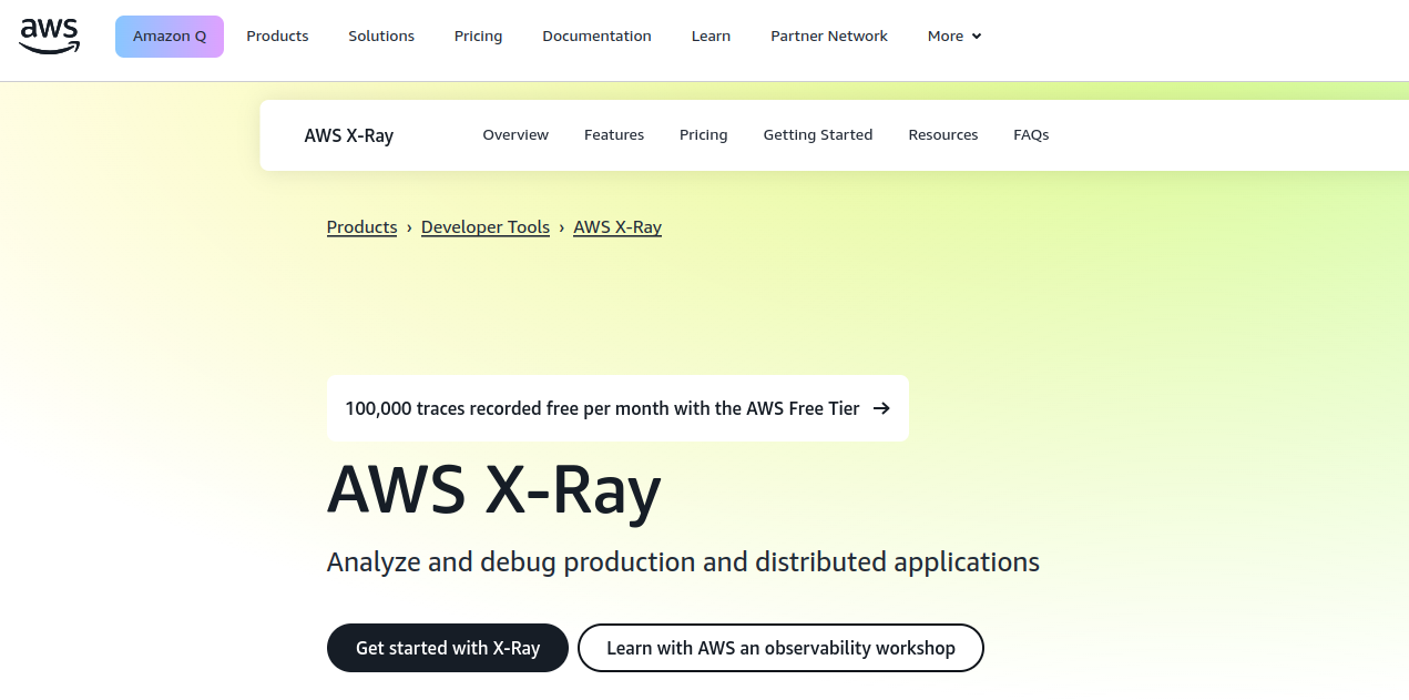 AWS X-Ray - Lumigo Alternative