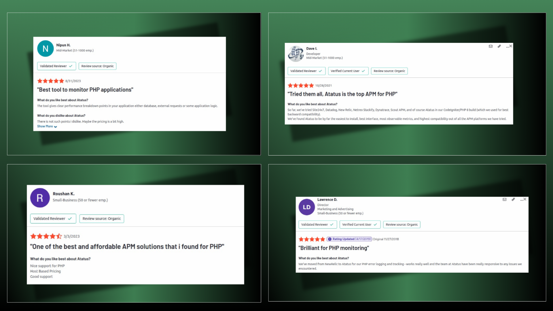 G2 Reviews: Real Feedback on Atatus PHP Monitoring