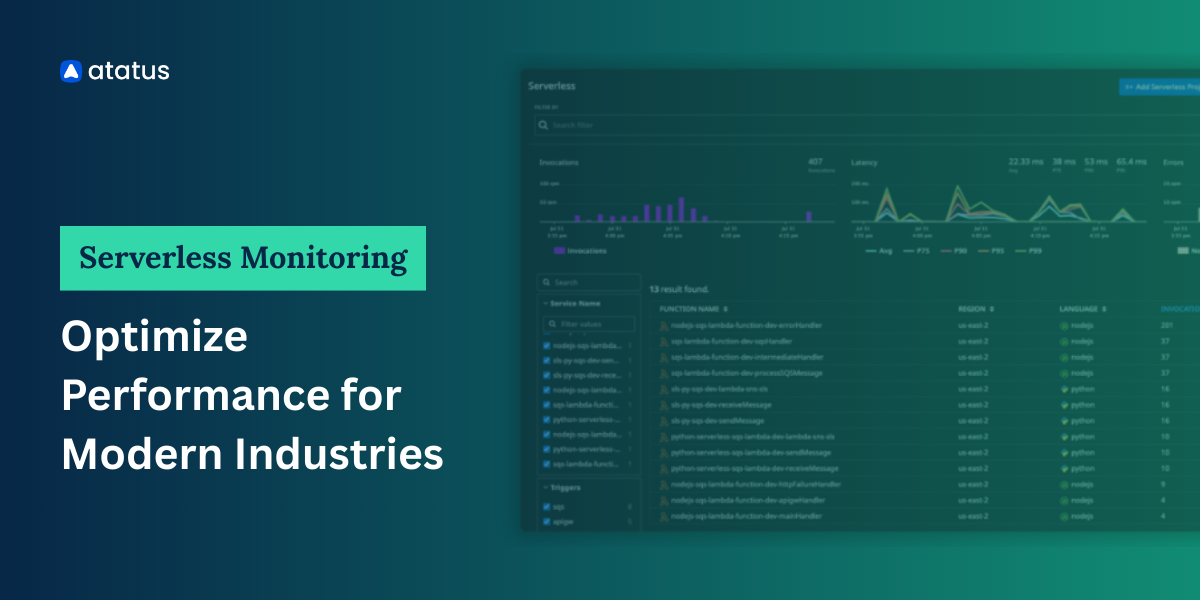 Serverless Monitoring for Modern Industries: Compliance, Scalability ...