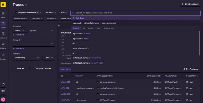 Sentry - Application Performance Monitoring