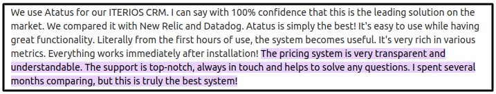 Source: Capterra Review