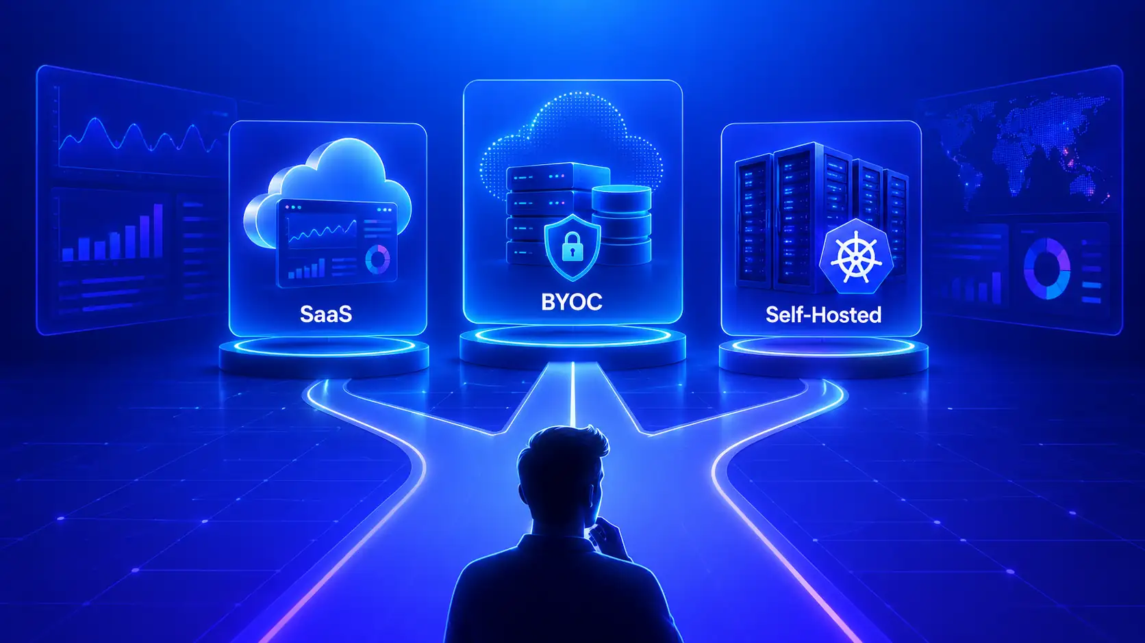 SaaS vs Self-Hosted Observability (Including BYOC): Cost, Latency, Control and Governance