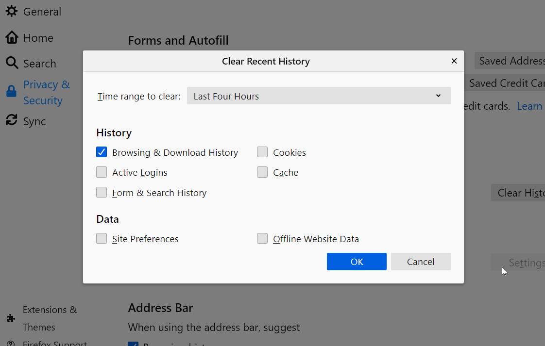 Clear your browser cache