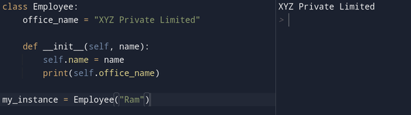 Class Variables vs Instance Variables in Python