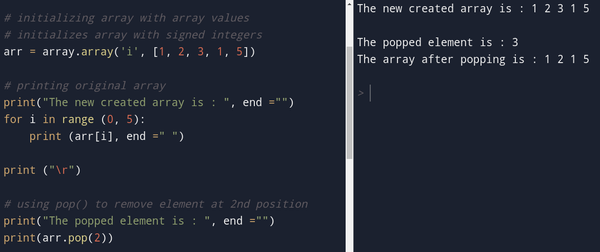 Introduction to Python arrays