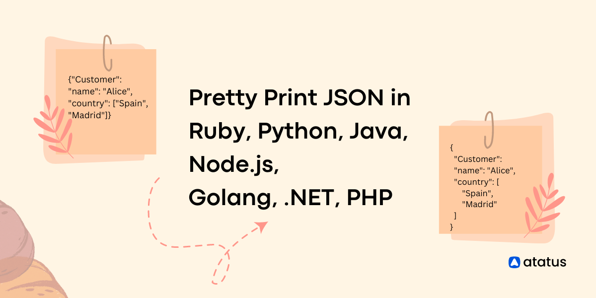 Havn Moderat Slange Pretty Print JSON in Ruby, Python, Java, Node.js, Golang, .NET, and PHP