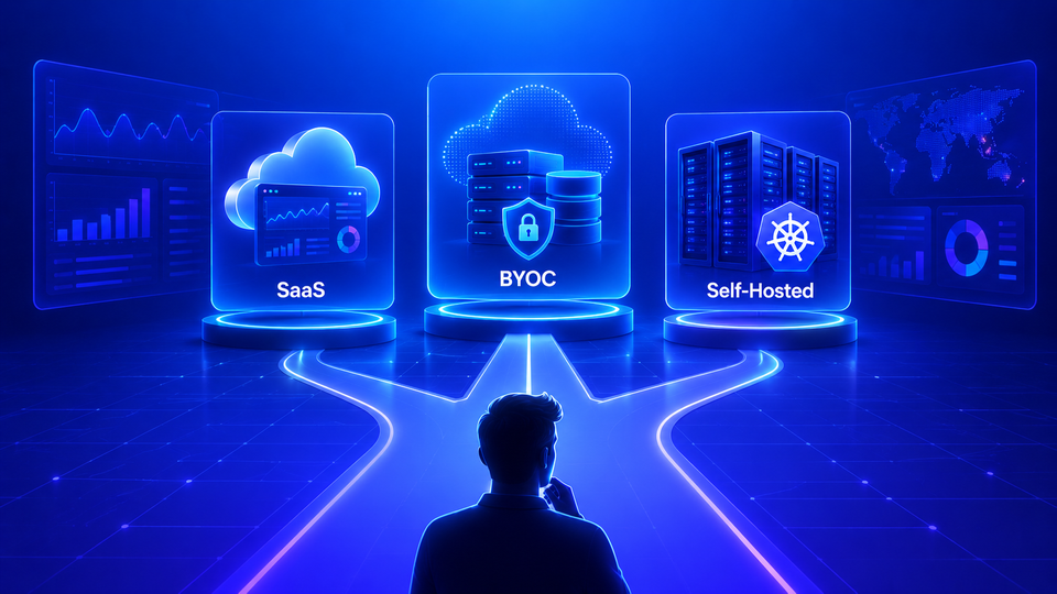 SaaS vs Self-Hosted Observability (Including BYOC): Cost, Latency, Control and Governance