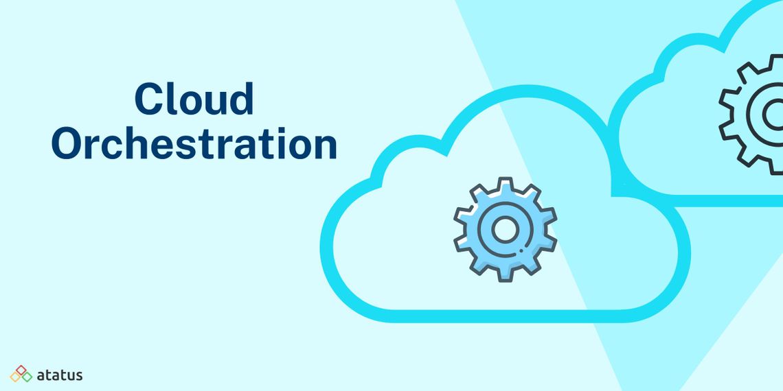  A dashboard for cloud service orchestration, with a cloud icon and a gear icon.