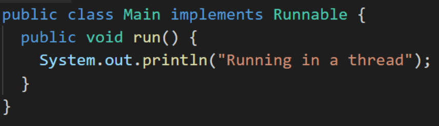 Runnable Code