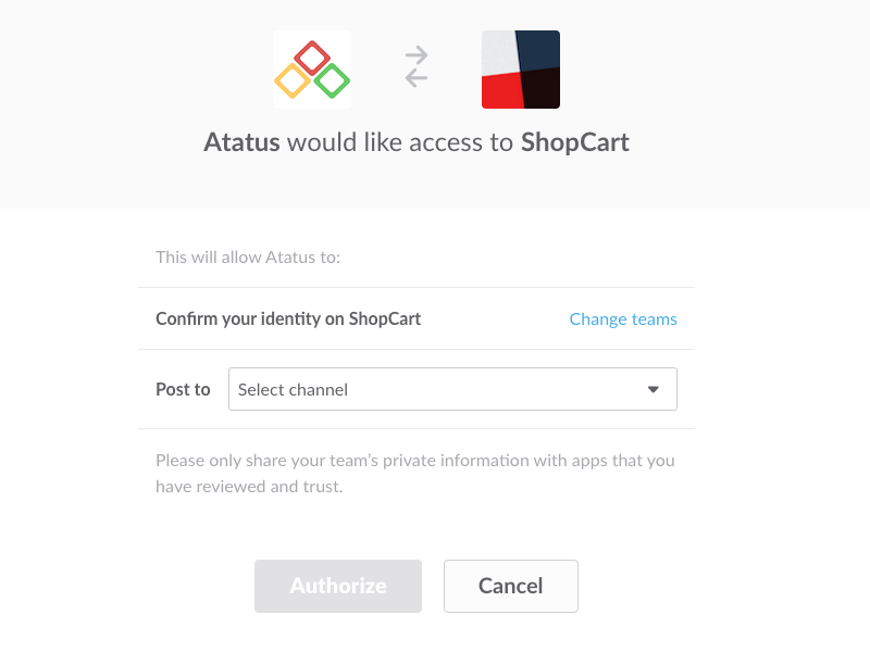 Slack Authorize