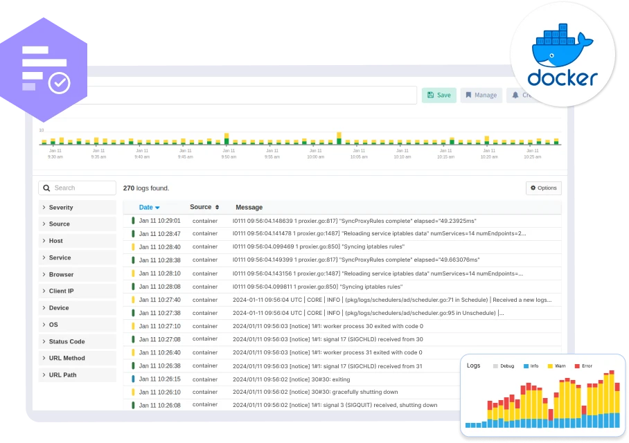 Docker Logs Monitoring