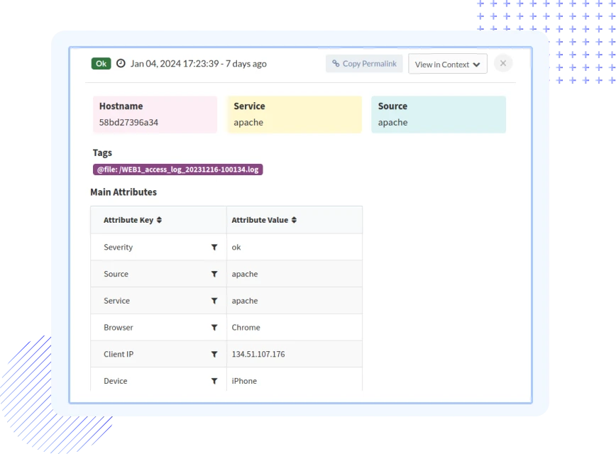 Parse and Transform MariaDB Logs