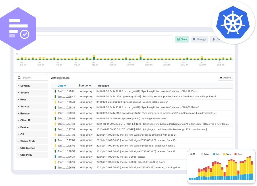 Kubernetes Logs Monitoring